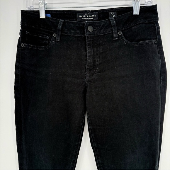 Lucky Brand Lolita Women's Black Mid Rise Skinny Denim Jeans Size 4 / 27 - Picture 3 of 9